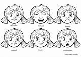 Feelings Coloring Page  Pages sketch template