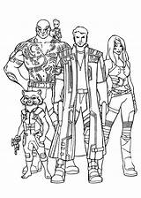 Nebula Guardians Galaxy Coloring Pages Guardian Marvel Drawing Alfred  sketch template