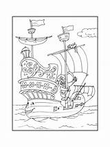 Pirate Ship coloring Pages sketch template