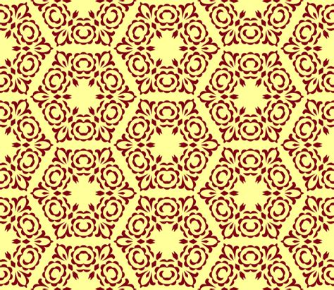 Hexagonal pattern (colour) - Openclipart