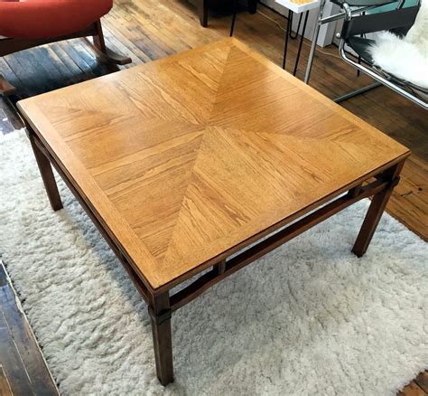 Mid Century Modern Square Coffee Table | Circa