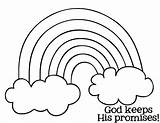 FREE Rainbow Bible Lesson Activity  Sunday School coloring Pages sketch template