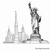 Statue Of Liberty Coloring Pages  Free & Printable sketch template