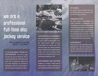 Suite Sound Brochure Design for DJ Vegas, Inside | Tri-fold … | Flickr