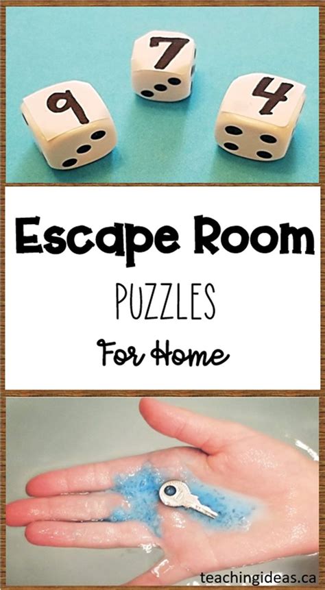 40 DIY Escape Room Ideas at Home - Hands-On Teaching Ideas - Escape Rooms | Escape room puzzles ...