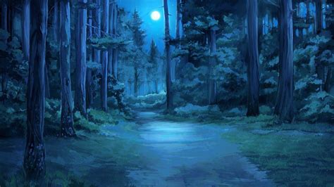 Full Moon Forest Wallpaper : Here you can find the best fantasy moon ...