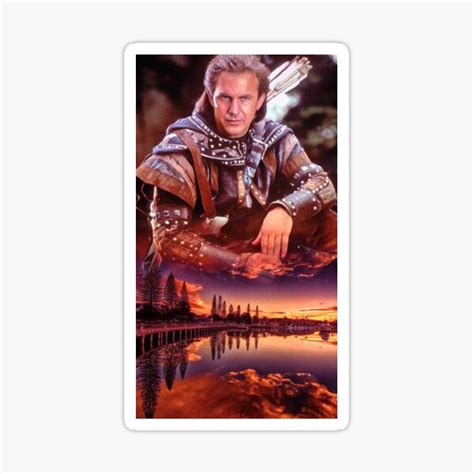 "Kevin Costner Robin hood" Sticker for Sale by V2711S | Redbubble