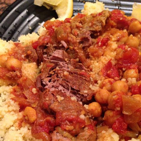 Moroccan-Style Lamb Shoulder Chops with Couscous