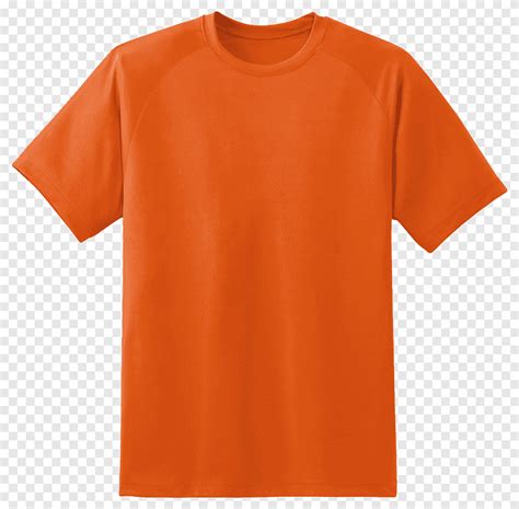 Orange Plain T-shirt Mockup Plain T-shirt Isolated On White Clothing For Perfect For Your Ad ...