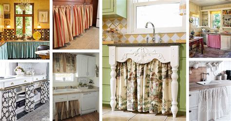 24 Best Kitchen Cabinet Curtain Ideas and Designs for 2024