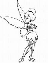 Tinkerbell Christmas Coloring Pages At GetColoringscom  Free sketch template