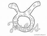 Taurus Zodiac Sign Coloring Pages sketch template