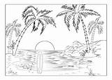 Hawaii Coloring Pages Pdf Free  Coloringfoldercom sketch template