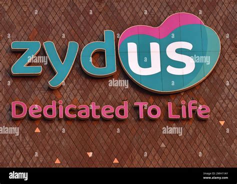 Ahmedabad, India. 22nd Jan, 2023. Zydus lifesciences logo seen on their ...