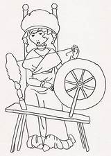 Spinning Wheel Coloring Pages sketch template