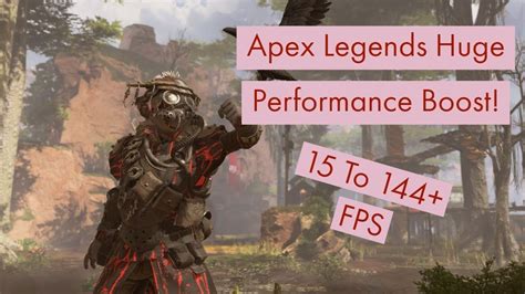 Apex Legends - Huge performance/FPS BOOST on any PC! - YouTube