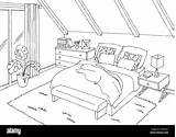 Attic Kleurplaat Dachboden Coloring Zolder Grenier Coloriage House  sketch template