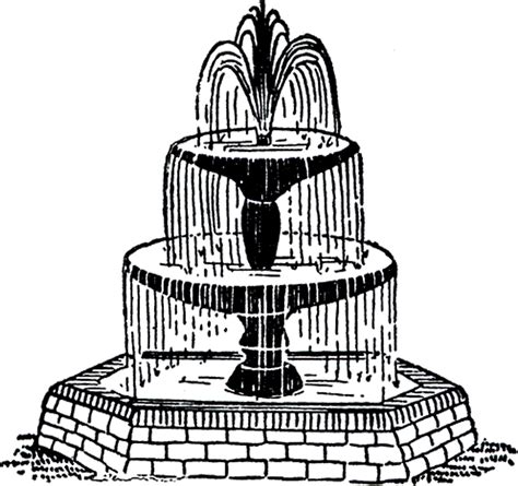 Fountain Drawing at GetDrawings | Free download