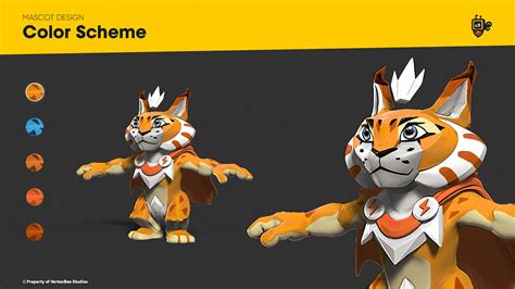 Lucky Lynx: Mascot Design – VertexBee