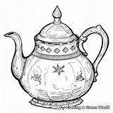Teapot Coloring Pages  Free & Printable sketch template