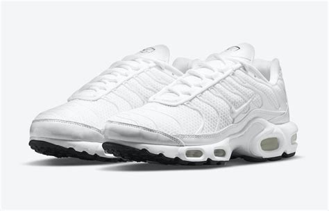 Nike Air Max Plus Premium Triple White Release Date - JustFreshKicks