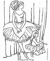 Printable free ballerina coloring Page sketch template