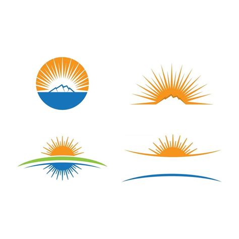 Sunset logo images 2947029 Vector Art at Vecteezy