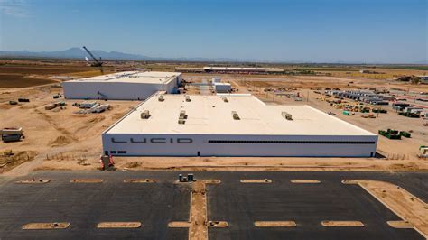 Check Out These Incredible Images Of The Lucid Factory In Casa Grande