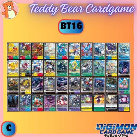 Digimon Card Game BT16: Beginning Observer Single Card (C) | Shopee ...