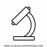 Microscopio Pintar Microscopios Quimica Partes Biologia Portadas  sketch template