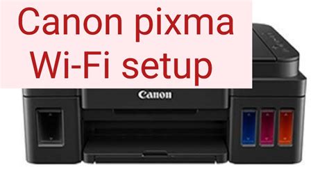 canon pixma wifi setup - YouTube