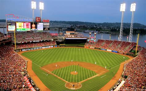 Cincinnati Reds Ballpark Great American Ball Park Cincinnati, Ohio ... Desktop Background