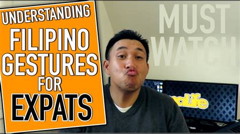 MUST WATCH Expats guide to Filipino gestures in 2023 - YouTube