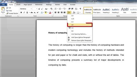 How to add paragraph spacing in word 2013 - smartkasap