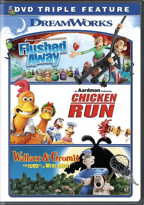 Flushed Away / Chicken Run / Wallace & Gromit [DVD] [Region 1] [US Import] [NTSC]: Amazon.co.uk ...