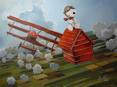 Snoopy versus the Red Baron! by hill9868 on DeviantArt