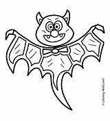 Halloween Bat Coloring Pages Sketch Page sketch template