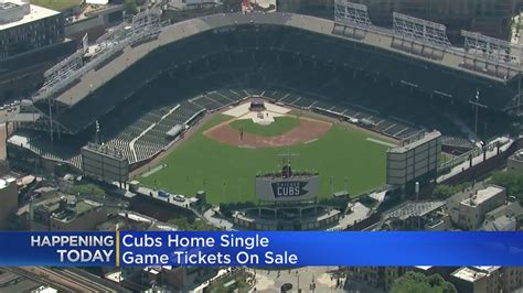 Cubs single-game tickets now on sale - YouTube