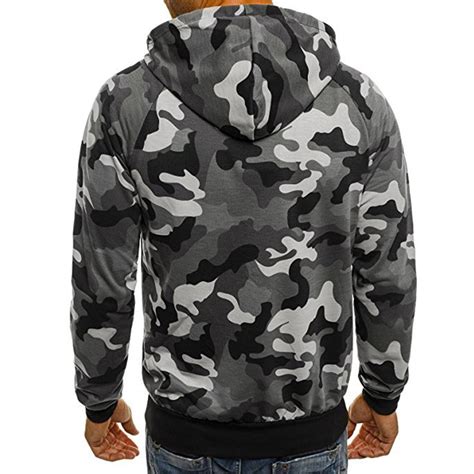 Autumn Camouflage Hoodies Men Military Style Fleece Hooded Coat Casual Camo Hoody Sweatshirt ...