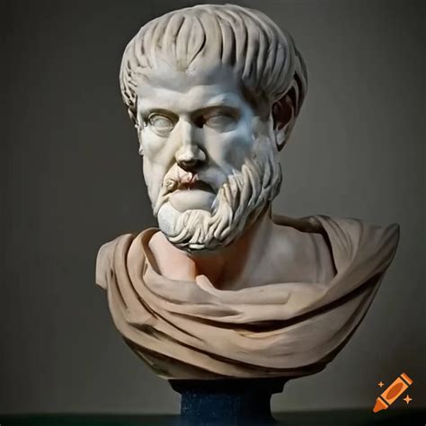 Ancient greek philosopher aristotle on Craiyon