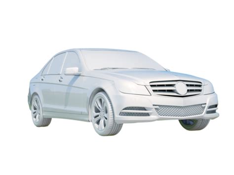 3d Car White Blank Template Car Icon Automobile Service Transportation, Transportation ...