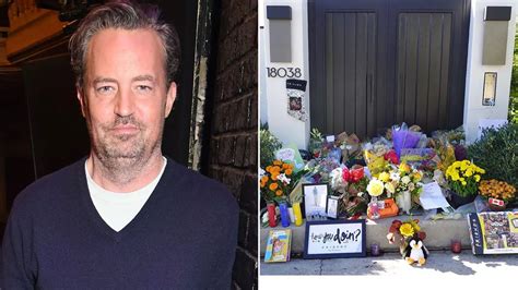 Devastated Friends fans pay tribute to Matthew Perry outside LA home as family attend funeral ...