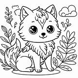 Wolf Coloring Pages 40  Gem sketch template