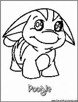 Coloring Pages Of Neopets  Nation sketch template