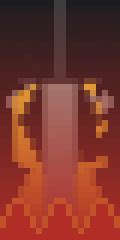 Flame Sword Minecraft Banner