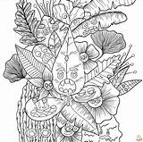 The Art Of Coloring Explore The World of Léa sketch template