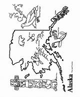 USA Printables Alaska State Outline Map 3  Of Coloring Pages sketch template