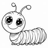 Zigzag Patterned caterpillar coloring Page Lulu Pages sketch template