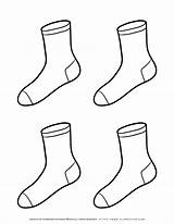 Socks Outline Pattern Sock Template Printable Seuss Dr Templates  sketch template