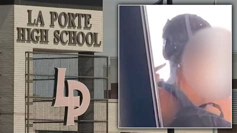 La Porte High School employee caught on camera yelling, waving finger ...